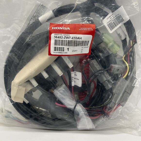 Honda 36452-ZW7-410AH Ignition Key Switch Panel W/ Wire Harness Marine Boat - Picture 4 of 7